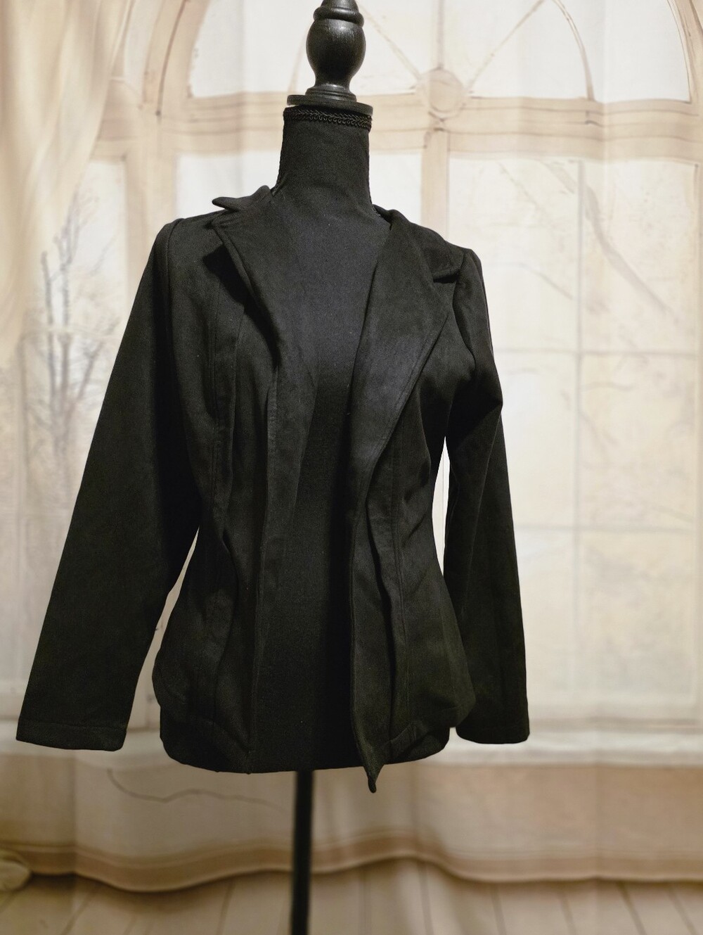 Kohl's Black Women's Fitted Blazer Jacket